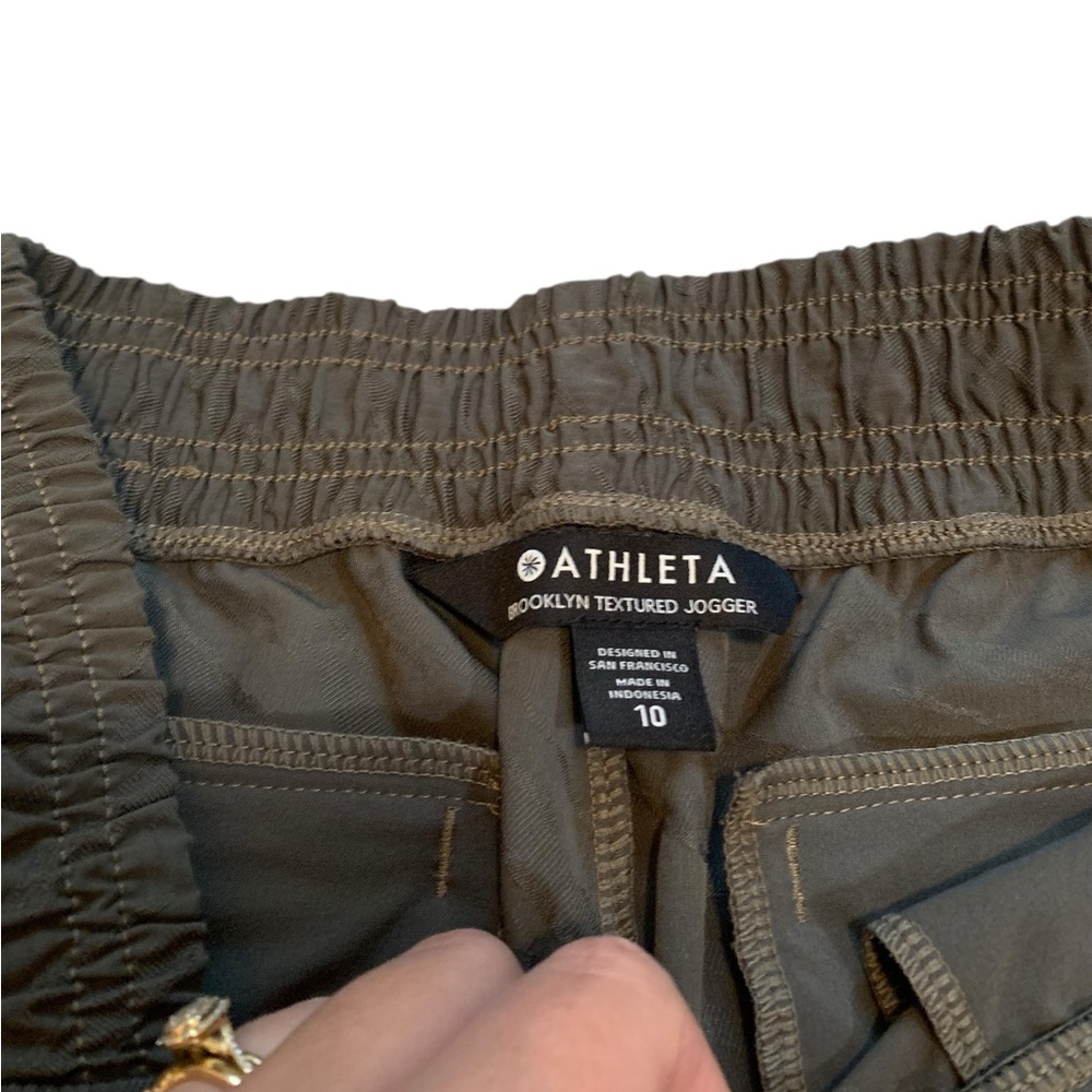 Athleta Brooklyn Textured Joggers size 10 - Picture 4 of 5